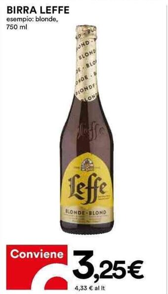 Coop BIRRA LEFFE 750 ml offerta