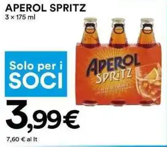 Coop APEROL SPRITZ 3 x 175 ml offerta