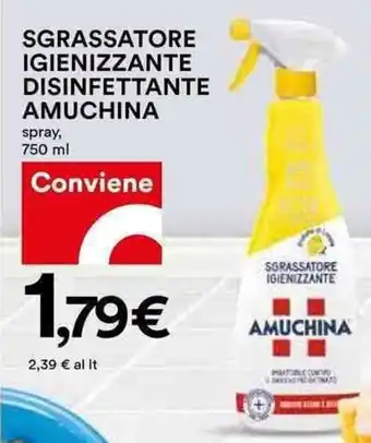 Coop SGRASSATORE IGIENIZZANTE DISINFETTANTE AMUCHINA 750 ml offerta
