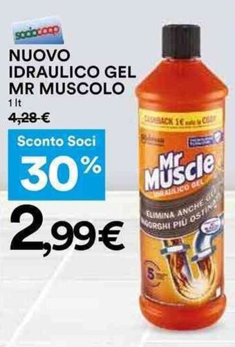 Coop NUOVO IDRAULICO GEL MR MUSCOLO 1 lt offerta