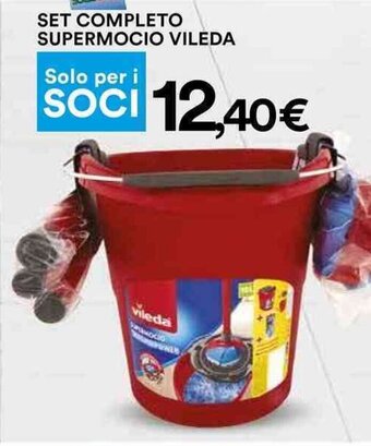 Coop SET COMPLETO SUPERMOCIO VILEDA offerta