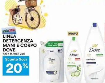 Coop LINEA DETERGENZA MANI E CORPO DOVE offerta