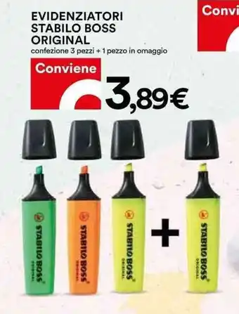 Coop EVIDENZIATORI STABILO BOSS ORIGINAL offerta