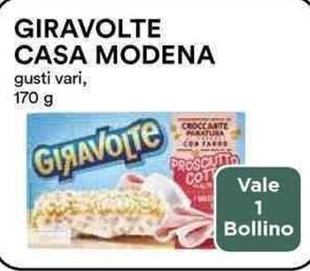 Coop GIRAVOLTE CASA MODENA gusti vari, 170 g offerta