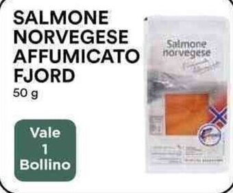 Coop SALMONE NORVEGESE AFFUMICATO FJORD 50 g offerta