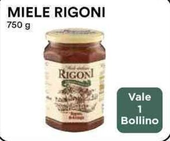 Coop MIELE RIGONI 750 g offerta