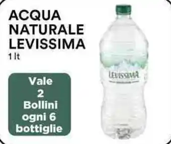 Coop ACQUA NATURALE LEVISSIMA 1 lt offerta