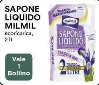 Coop SAPONE LIQUIDO MILMIL ecoricarica, 2 It offerta