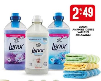 Sisa LENOR AMMORBIDENTE VARI TIPI 40 LAVAGGI offerta