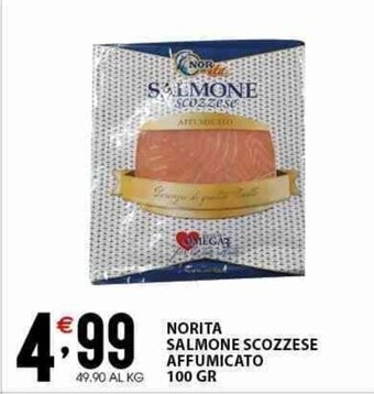 Sisa NORITA SALMONE SCOZZESE AFFUMICATO 100 GR offerta
