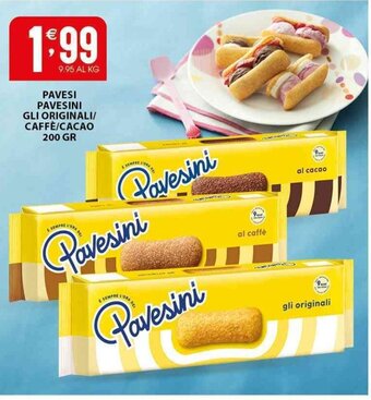 Sisa PAVESI PAVESINI GLI ORIGINALI/ CAFFÈ/CACAO 200 GR offerta