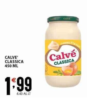 Sisa CALVE' CLASSICA 450 ML offerta