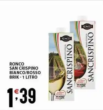 RONCO SAN CRISPINO BIANCO/ROSSO BRIK-1 LITRO