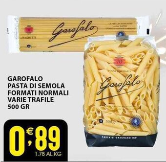 Sisa GAROFALO PASTA DI SEMOLA FORMATI NORMALI VARIE TRAFILE 500 GR offerta