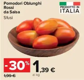 Carrefour Pomodori Oblunghi Rossi da Salsa offerta