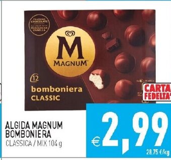Pim Supermercati ALGIDA MAGNUM BOMBONIERA CLASSICA/MIX 104 g offerta
