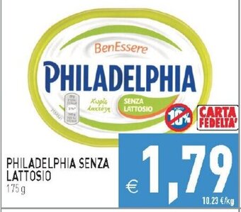Pim Supermercati PHILADELPHIA SENZA LATTOSIO 175 g offerta