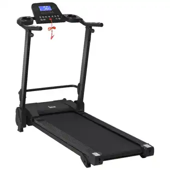 Decathlon Homcom tapis roulant elettrico pieghevole 14km/h 5 programmi e presa usb offerta