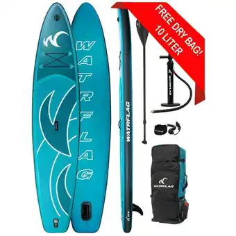 Stand up paddle board gonfiabile arrow 380 cm, mare blu, set+borsa asciutta