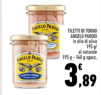 Conad Angelo parodi filetti di tonno offerta