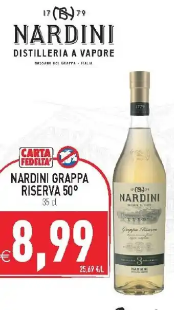 NARDINI GRAPPA RISERVA 50° 35 cl