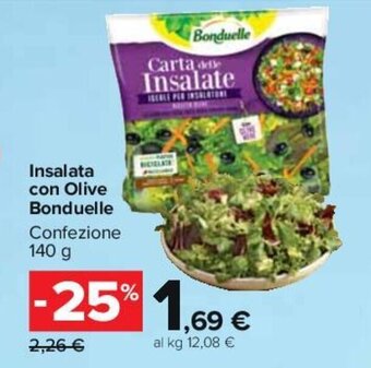 Carrefour Insalata con Olive Bonduelle Confezione 140 g offerta