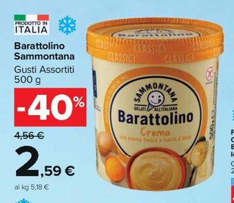 Carrefour Barattolino Sammontana Gusti Assortiti 500 g offerta