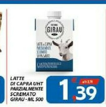 Vivo Supermercati Fattorie Girau - Latte Di Capra Parzialmente Scremato offerta