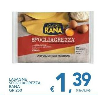 Vivo Supermercati Rana Lasagne Sfogliagrezza offerta