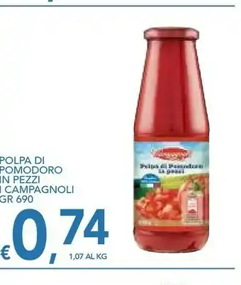 Vivo Supermercati I campagnoli Polpa Di Pomodoro offerta
