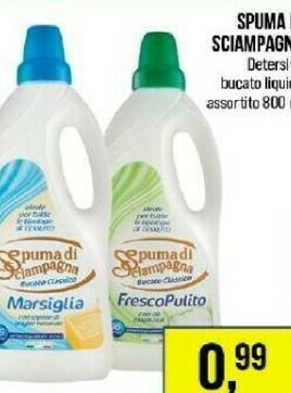 Lillapois Spuma di Sciampagna Detersivo lavatrice offerta