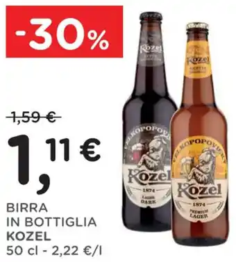 BIRRA IN BOTTIGLIA KOZEL 50 cl