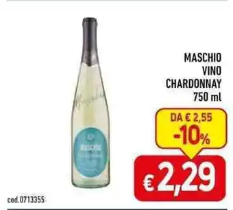 C+C Cash and Carry MASCHIO VINO CHARDONNAY 750 ml offerta