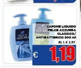 Vivo Supermercati Felce Azzurra Sapone Liquido Classico/ Antibatterico offerta