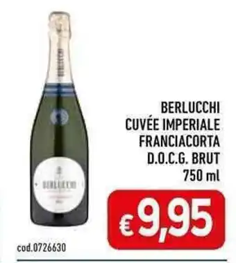 C+C Cash and Carry BERLUCCHI CUVÉE IMPERIALE FRANCIACORTA D.O.C.G. BRUT 750 ml offerta