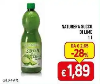C+C Cash and Carry NATURERA SUCCO DI LIME 1 l offerta