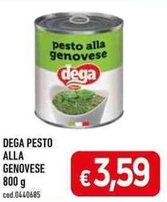 C+C Cash and Carry DEGA PESTO ALLA GENOVESE 800 g offerta