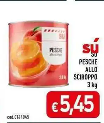 C+C Cash and Carry su PESCHE ALLO SCIROPPO 3 kg offerta
