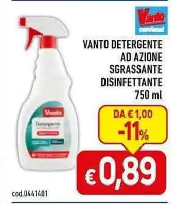 VANTO DETERGENTE AD AZI 750 ml