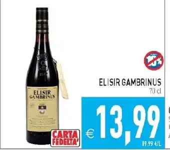 ELISIR GAMBRINUS 70 cl