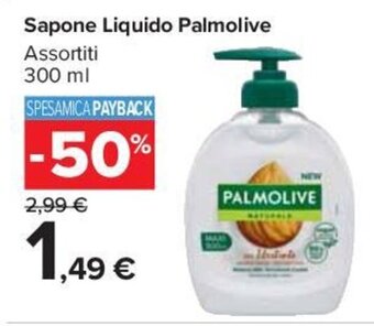 Carrefour Sapone Liquido Palmolive Assortiti 300 ml offerta