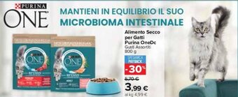 Carrefour Alimento Secco per Gatti Purina OneDc Gusti Assortiti 800 g offerta