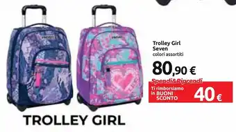 Carrefour Trolley Girl Seven colori assortiti offerta