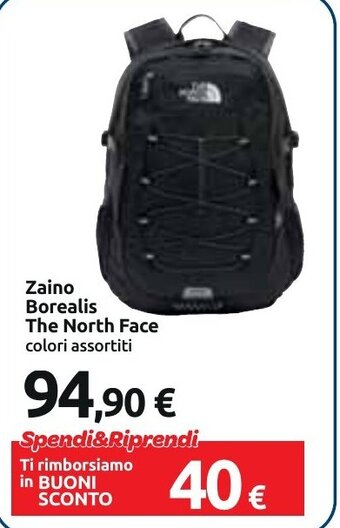 Carrefour Zaino Borealis The North Face colori assortiti offerta