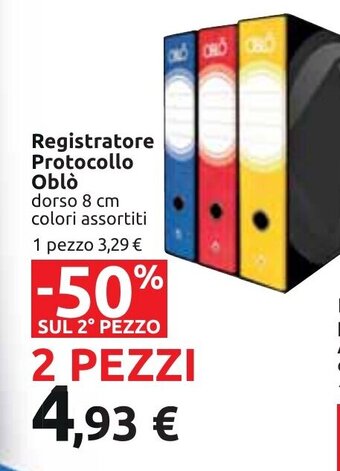 Carrefour Registratore Protocollo Oblò offerta