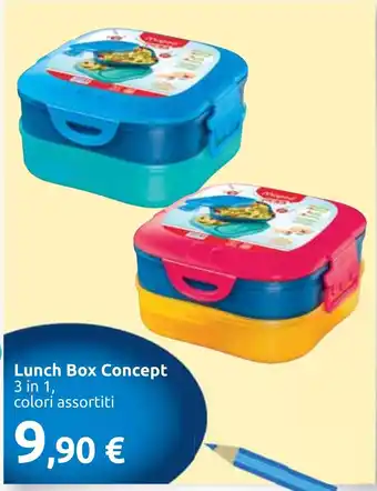 Carrefour Lunch Box Concept 3 in 1, colori assortiti offerta
