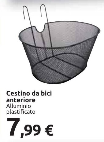 Carrefour Cestino da bici anteriore offerta