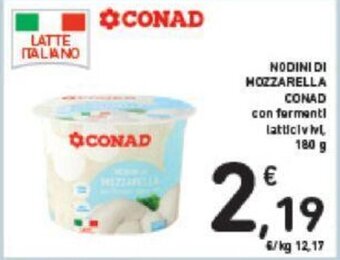 Conad NODINI DI MOZZARELLA CONAD 180 g offerta