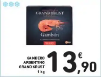 Conad GAMBERO ARGENTINO GRAND KRUST 1 kg offerta