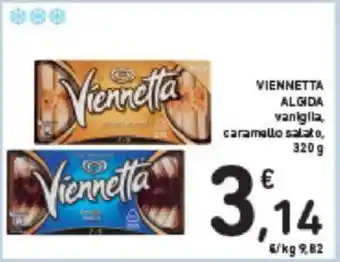 Conad VIENNETTA ALGIDA vanigila, caramello salato, 320 g offerta